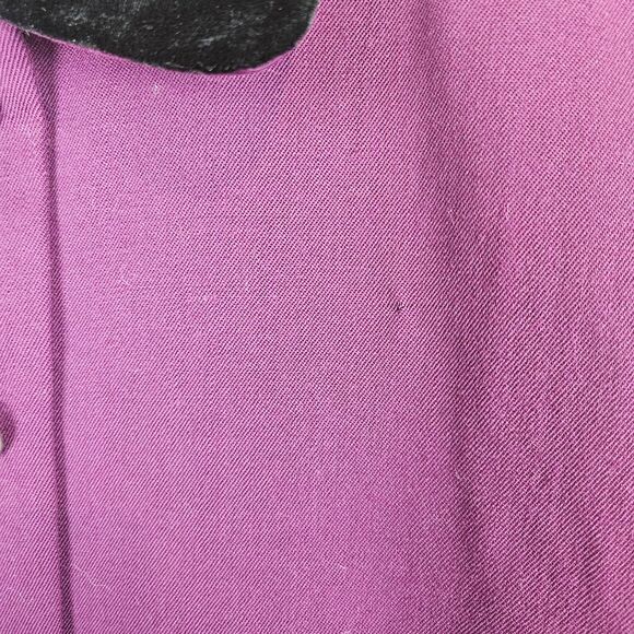 David Brooks 100% wool vintage skirt blazer suit purple black silver, size 10‎ - Picture 11 of 12